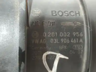 Second-hand car spare part flowmeter for audi a4 b8 (8k2) 2.0 tdi oem iam references 0281002956  03l906461a