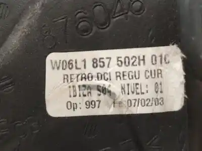 Pezzo di ricambio per auto di seconda mano retrovisore destro per seat cordoba berlina (6l2) signo/a riferimenti oem iam   