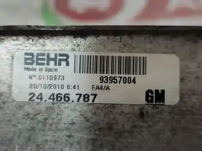 Pezzo di ricambio per auto di seconda mano intercooler per opel combo familiar riferimenti oem iam 93957004  24466787