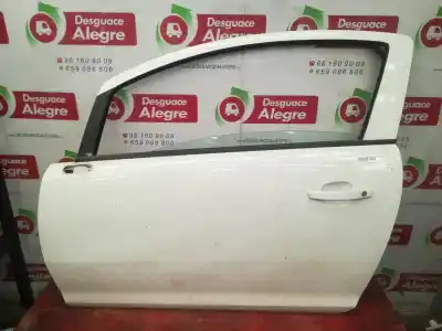 Peça sobressalente para automóvel em segunda mão porta da frente esquerda por opel corsa d limited edition referências oem iam   