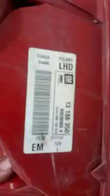 Pezzo di ricambio per auto di seconda mano lampada posteriore sinistra per opel corsa d catch me riferimenti oem iam 13186350  