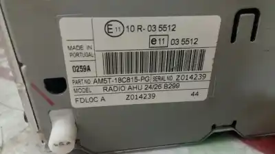 Gebrauchtes Autoersatzteil AUDIOSYSTEM / RADIO-CD zum FORD FIESTA (CCN)  OEM-IAM-Referenzen AM5T18C815PG  