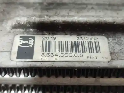 Peça sobressalente para automóvel em segunda mão intercooler por fiat doblo active referências oem iam 866455500  