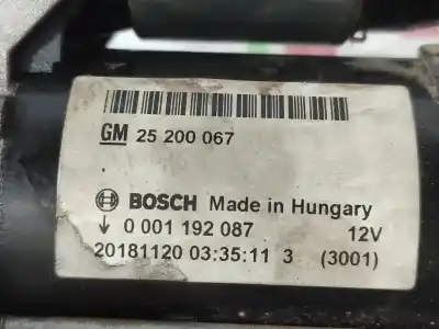 Автозапчасти б/у двигатель запускается за opel corsa e selective ссылки oem iam 25200067  