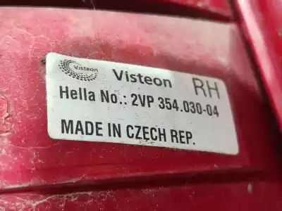 Second-hand car spare part right tailgate light for citroen c2 furio oem iam references   