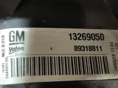 Second-hand car spare part left tailgate light for opel corsa d selective oem iam references 13269050  