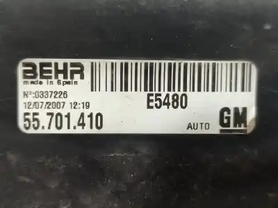 Автозапчастина б/у електро вентилятор для opel corsa d cosmo посилання на oem iam 55701002  55701410