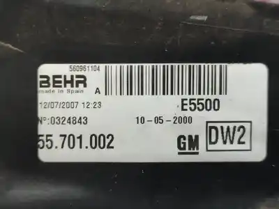 Автозапчастина б/у електро вентилятор для opel corsa d cosmo посилання на oem iam 55701002  55701410