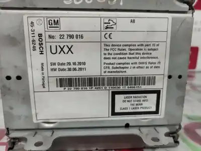 Gebrauchtes Autoersatzteil AUDIOSYSTEM / RADIO-CD zum OPEL INSIGNIA A COUNTRY TOURER (G09)  OEM-IAM-Referenzen 453116246  22790016
