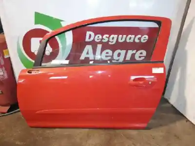 Peça sobressalente para automóvel em segunda mão porta da frente esquerda por opel corsa d limited edition referências oem iam 
