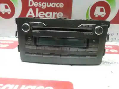 Second-hand car spare part audio system / radio cd for toyota auris (_e15_) 2.0 d-4d (ade150_) oem iam references 8612002520
