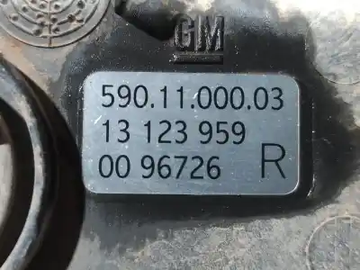 Second-hand car spare part right fog light for opel signum básico oem iam references 13123959