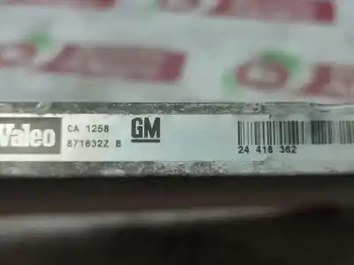 Second-hand car spare part air conditioning condenser / radiator for opel signum básico oem iam references 24418362