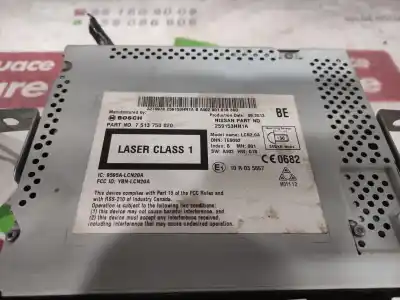 Second-hand car spare part gps navigation system for nissan note acenta oem iam references 7513750020  259153hn1a