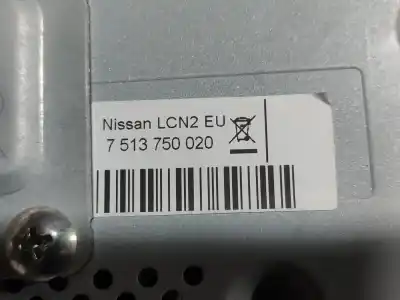 Second-hand car spare part gps navigation system for nissan note acenta oem iam references 7513750020