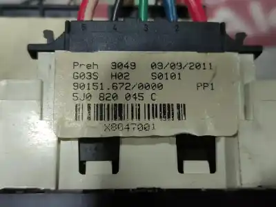 Автозапчасти б/у отопление / кондиционирование воздуха за skoda fabia ii combi (545) 1.2 ссылки oem iam 5j0820045c  