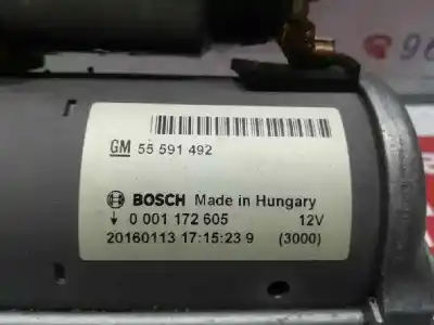 Piesă de schimb auto la mâna a doua electromotor pentru opel corsa e excellence ecoflex referințe oem iam 55591492  20160113