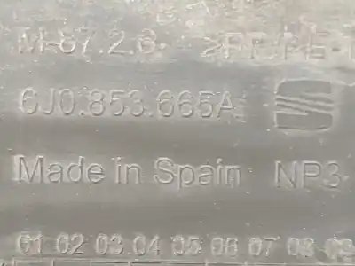 Автозапчастина б/у правий бампер для seat ibiza (6j5) reference посилання на oem iam 6j0853665a  
