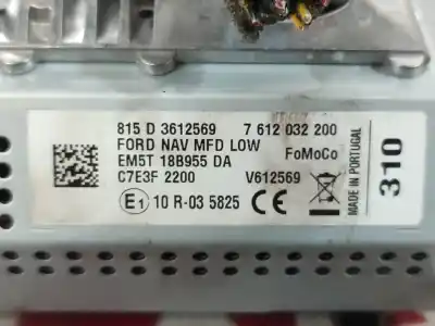 Автозапчасти б/у gps-навигационная система за ford c-max titanium ссылки oem iam am5t18c815gm  am5t18k811ce