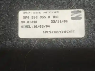 Автозапчасти б/у задний поддон за seat altea (5p1) reference ссылки oem iam 5p0858855d  