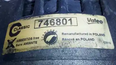 Автозапчастина б/у генератор для renault clio ii fase ii (b/cb0) authentique посилання на oem iam 746801  