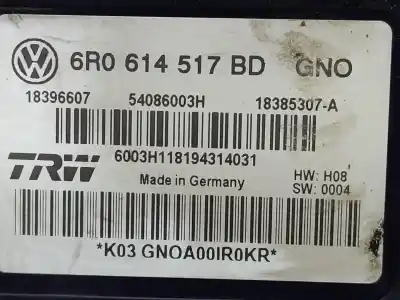 Peça sobressalente para automóvel em segunda mão abs por skoda rapid active referências oem iam 6r0614517bd