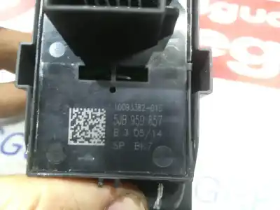 Second-hand car spare part left front power window switch for skoda rapid active oem iam references 5jb959857  1009338201s