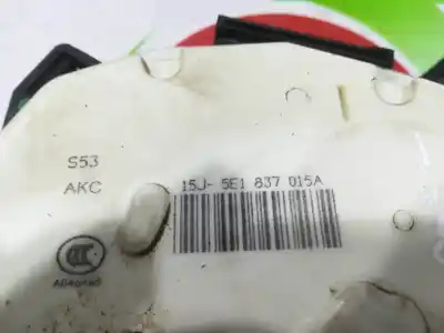 Second-hand car spare part left front door lock for skoda rapid active oem iam references 5e1837015a  