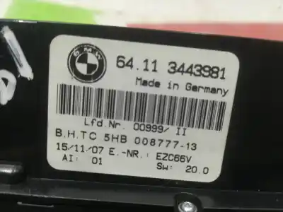 Peça sobressalente para automóvel em segunda mão comando de sofagem (chauffage / ar condicionado) por bmw x3 (e83) 3.0d referências oem iam 64113443981  00877713