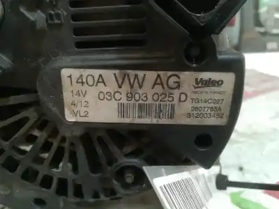 Автозапчастина б/у генератор для seat leon (1p1) reference посилання на oem iam 03c903025d  