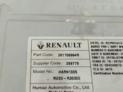 Автозапчасти б/у аудиосистема / радио cd за dacia logan mcv ii ambiance ссылки oem iam 281156864r
