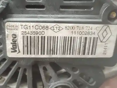 Second-hand car spare part alternator for renault grand modus dynamique oem iam references 8200718724  