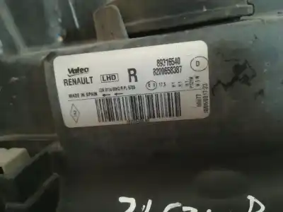 Peça sobressalente para automóvel em segunda mão farol / farolim direito por renault grand modus dynamique referências oem iam 