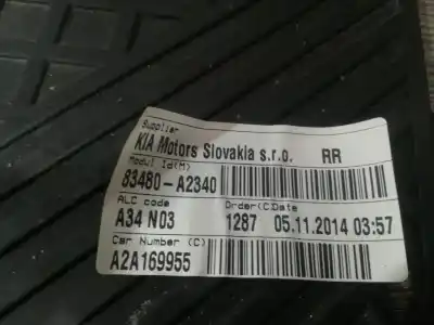 Second-hand car spare part rear right window regulator for kia cee´d concept oem iam references 83480a2340  