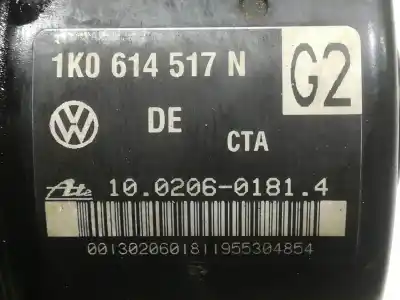 Peça sobressalente para automóvel em segunda mão abs por seat altea (5p1) arena referências oem iam 1k0907379q  1k0614517n