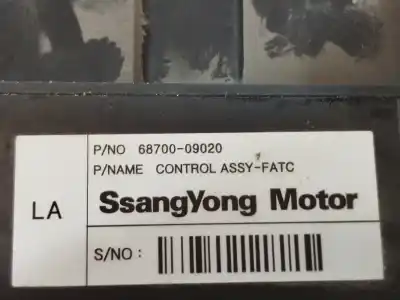 Автозапчасти б/у отопление / кондиционирование воздуха за ssangyong kyron 200 xdi limited ссылки oem iam 6870009020  