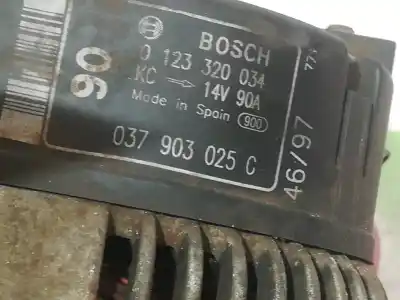 Second-hand car spare part alternator for audi a3 (8l1) 1.8 oem iam references 037903025c  0123320234