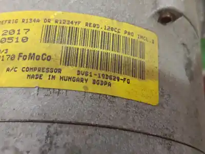 Peça sobressalente para automóvel em segunda mão compressor de ar condicionado a/a a/c por ford focus lim. (cb4) titanium referências oem iam dv6119d629fg  