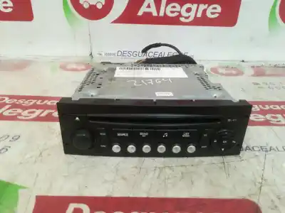 Second-hand car spare part audio system / radio cd for citroen c3 attraction oem iam references 96766518xt  