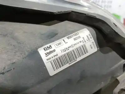 Second-hand car spare part left headlight for opel corsa d catch me oem iam references 95511327  