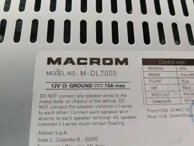 Second-hand car spare part audio system / radio cd for ford kuga (cbv) trend oem iam references mdl7000  