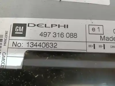 Автозапчастина б/у аудіо система / радіо cd для opel corsa d selective посилання на oem iam 13440632  