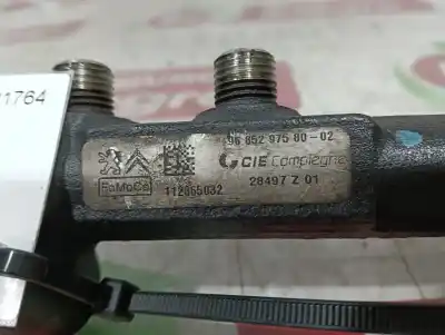 Peça sobressalente para automóvel em segunda mão régua / rampa de injetores por citroen c3 attraction referências oem iam 9685297580  