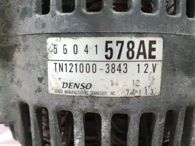 Second-hand car spare part ALTERNATOR for CHRYSLER JEEP CHEROKEE (KJ)  OEM IAM references 56041578AE  TN1210003843