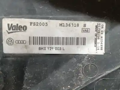 Peça sobressalente para automóvel em segunda mão termoventilador elétrico por audi a5 coupe (8t) 1.8 tfsi 170 cv / 125 kw referências oem iam 8k0121003l