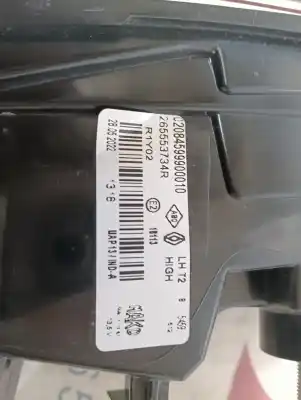 Second-hand car spare part interior left tailgate light for renault captur ii zen 91 cv / 67 kw oem iam references 265553734r  02084599900010