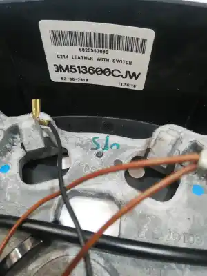 Second-hand car spare part steering wheel for ford c-max (cb3) 1.8 cat 125 cv / 92 kw oem iam references 3m513600cjw  