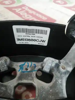 Second-hand car spare part steering wheel for ford c-max (cb3) 1.8 cat 125 cv / 92 kw oem iam references 3m513600cjw  