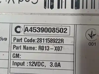 Peça sobressalente para automóvel em segunda mão  por SMART FORTWO COUPE  Referências OEM IAM A4539008502  