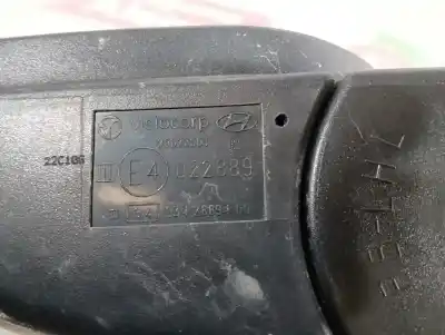Peça sobressalente para automóvel em segunda mão espelho retrovisor esquerdo por hyundai i20 comfort referências oem iam 022889  